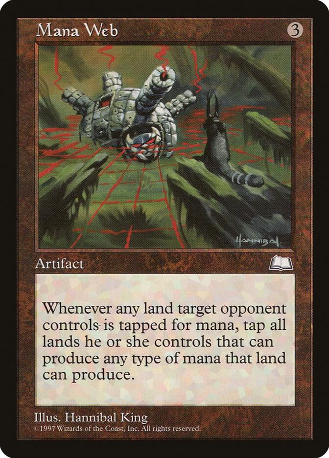 Mana Web card from Weatherlight