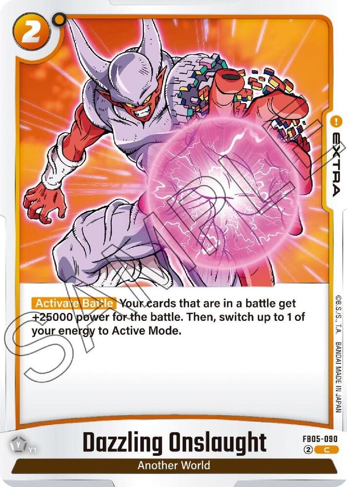 Dazzling Onslaught FB05-090 card from New Adventure