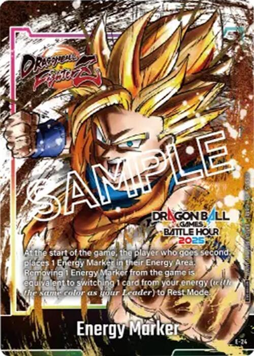 Energy Marker (Dragon Ball Games Battle Hour 2025 Promo Card Set) E-24 card from Fusion World Energy Markers