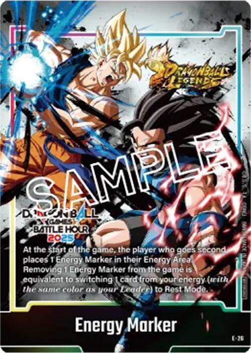 Energy Marker (Dragon Ball Games Battle Hour 2025 Promo Card Set) E-26 card from Fusion World Energy Markers