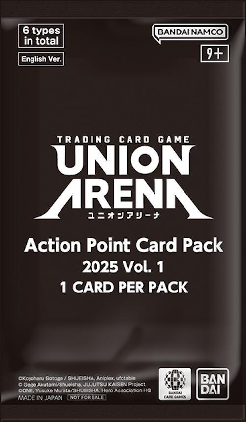 Union Arena Action Point Card Pack 2025 Vol. 1 card from Union Arena Promotion Cards