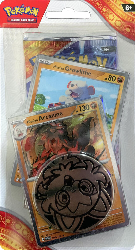 Surging Sparks Single Pack Blister [Hisuian Arcanine] card from SV08: Surging Sparks