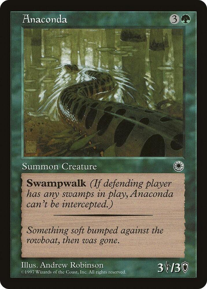 Anaconda (Flavor Text) card from Portal