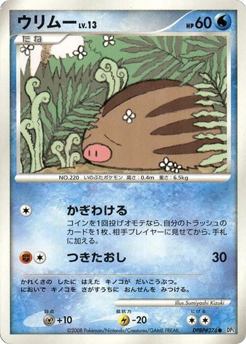 Swinub card from DP5: Temple of Anger