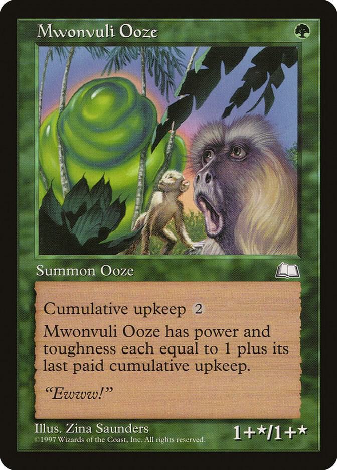 Mwonvuli Ooze card from Weatherlight
