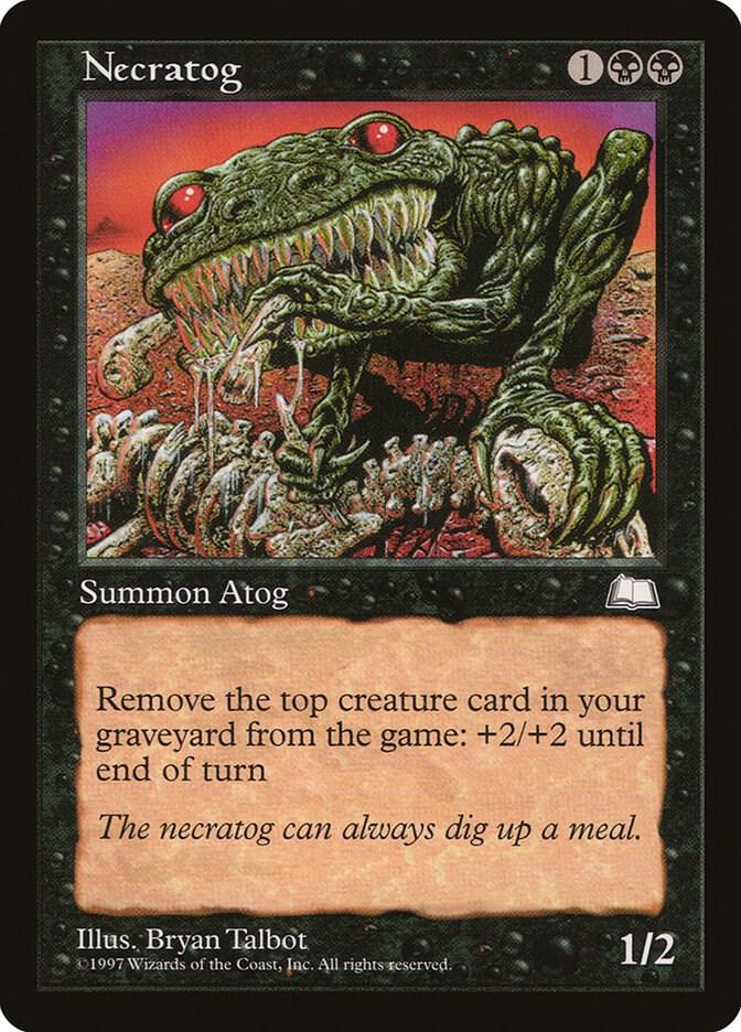 Necratog card from Weatherlight