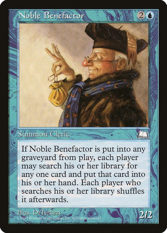Noble Benefactor card from Weatherlight