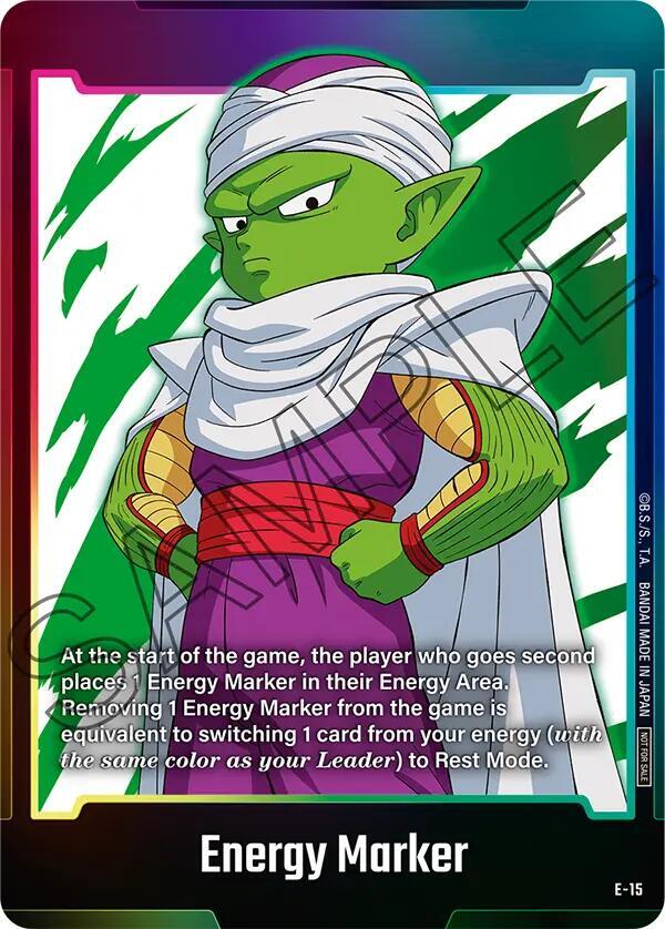 Energy Marker E-15 card from Fusion World Energy Markers