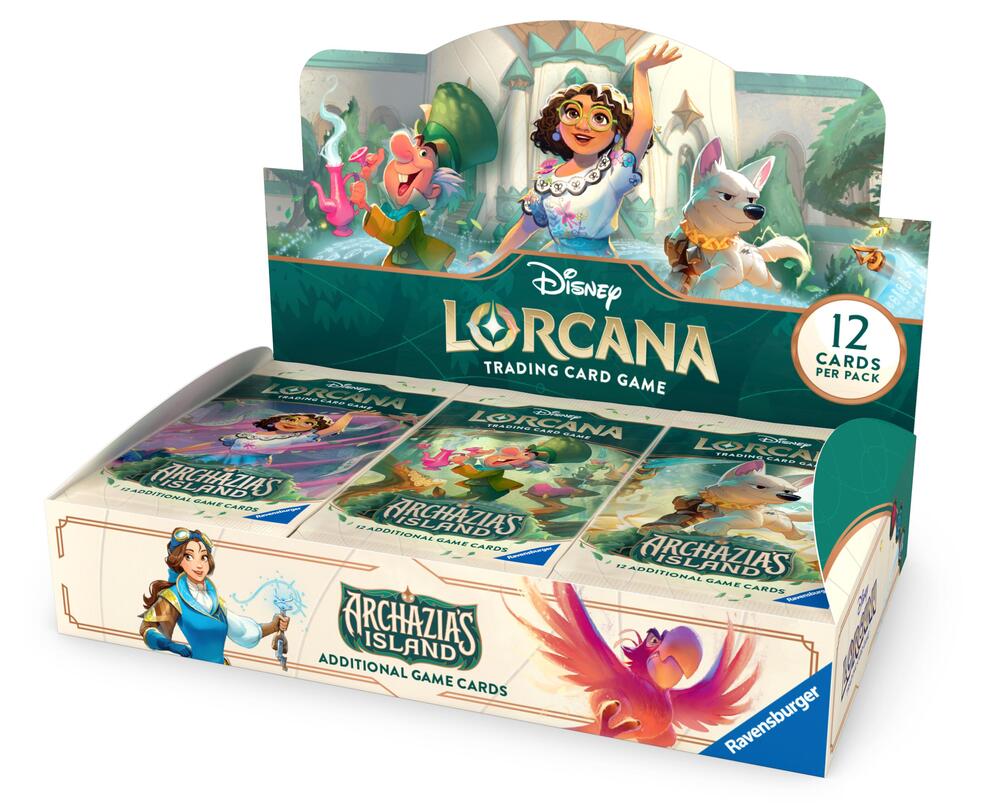 Disney Lorcana: Archazia's Island Booster Box card from Archazia's Island