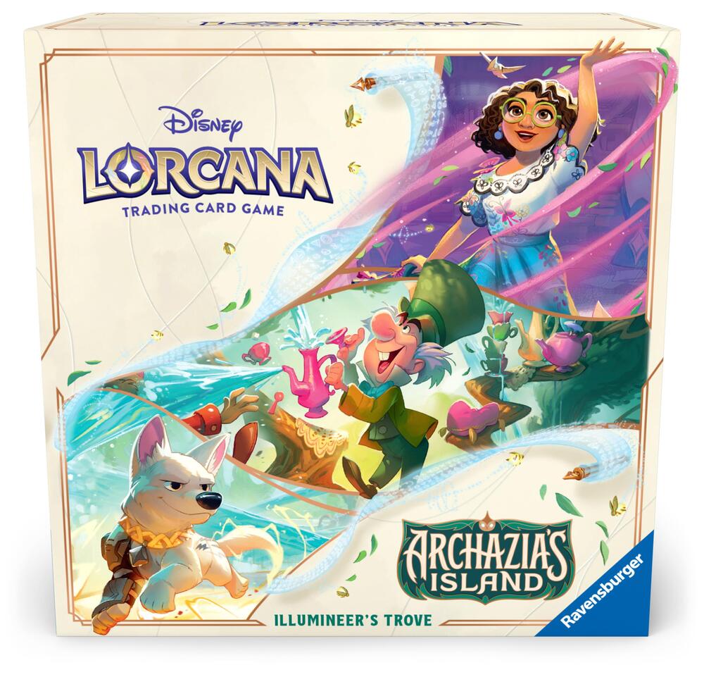 Disney Lorcana: Archazia's Island Illumineer's Trove card from Archazia's Island