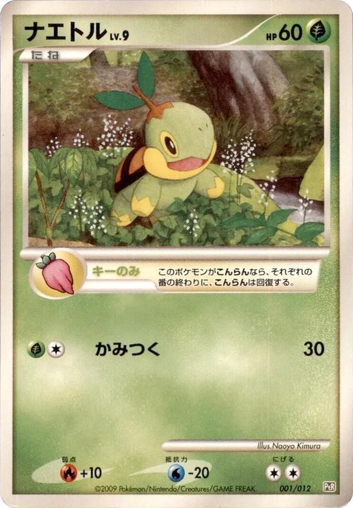 Turtwig 001/012 card from PtR: Regigigas LV.X Collection Pack