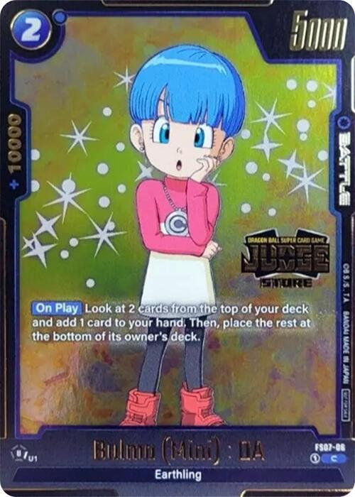Bulma (Mini) : DA (Judge Pack (Store Judge) 03) FS07-06 card from Tournament and Championship Promos