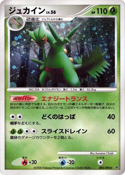 Sceptile 005/092 card from Intense Fight in the Destroyed Sky