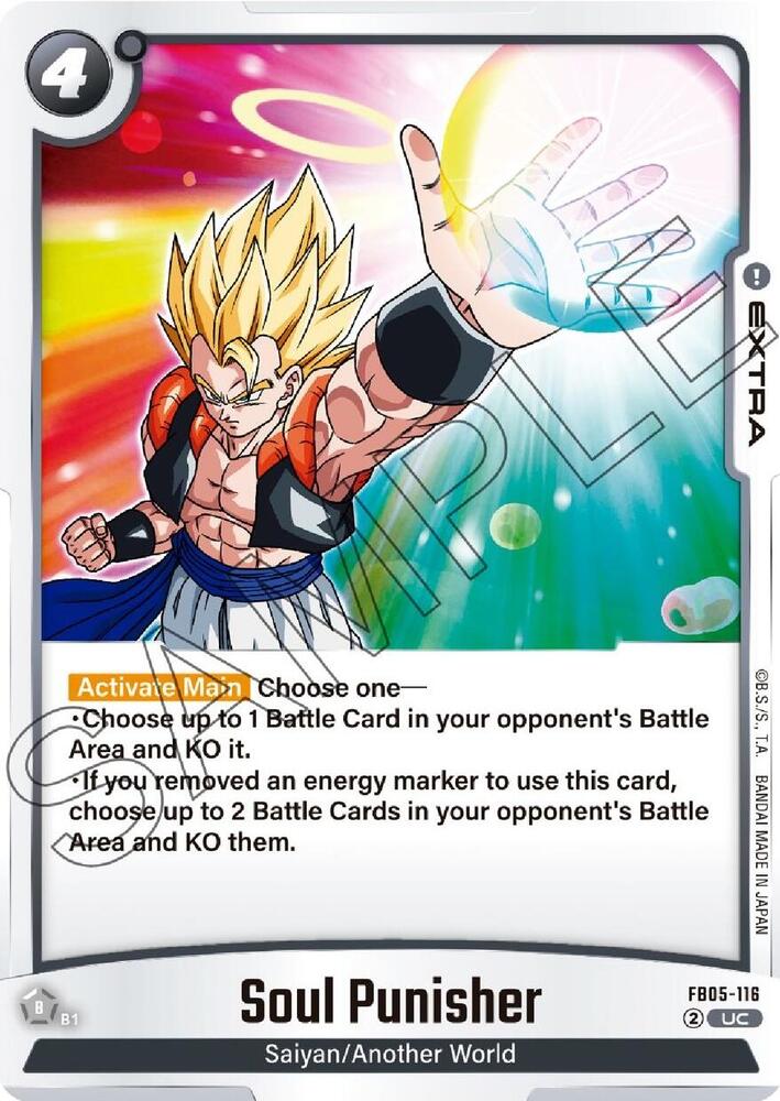 Soul Punisher FB05-116 card from New Adventure