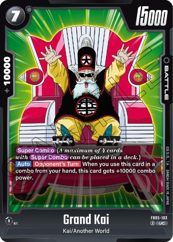 Grand Kai FB05-103 card from New Adventure