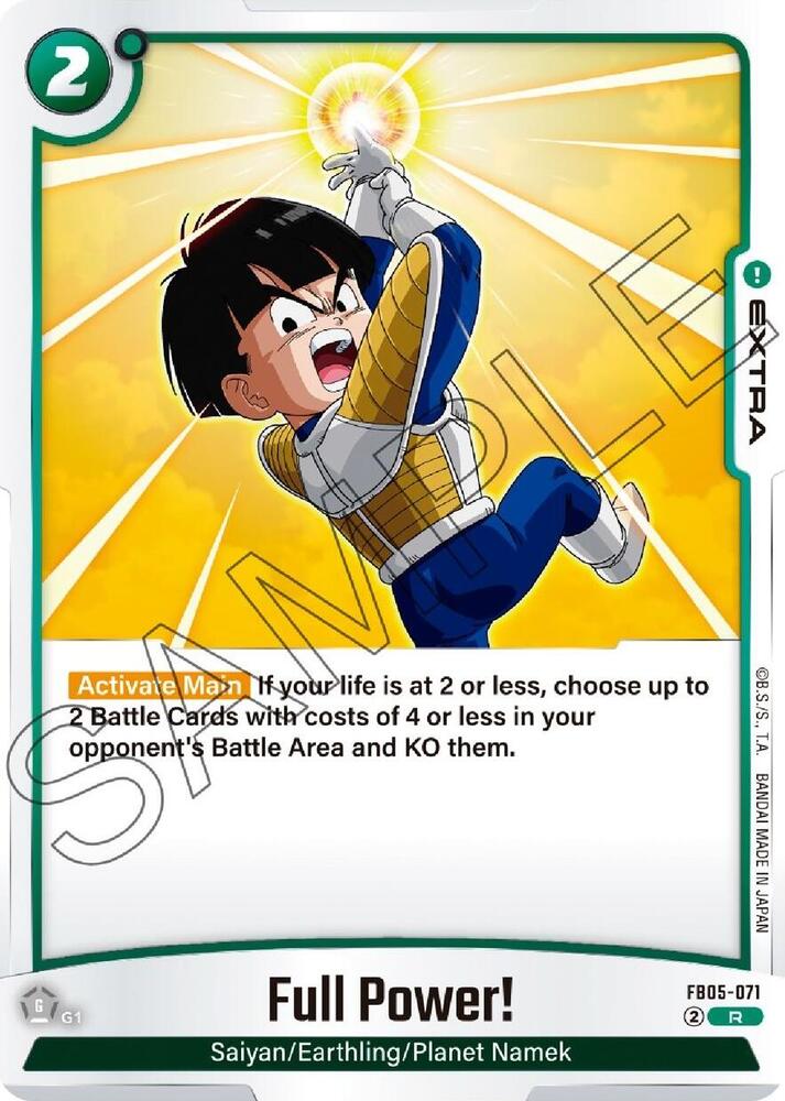 Full Power! FB05-071 card from New Adventure