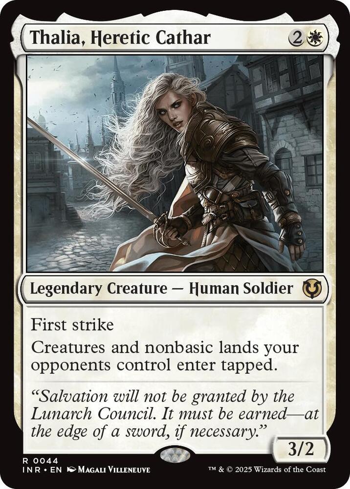 Thalia, Heretic Cathar 44 card from Innistrad Remastered