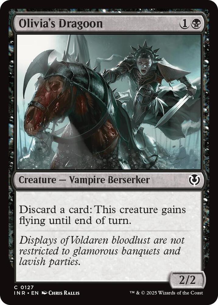 Olivia's Dragoon 127 card from Innistrad Remastered