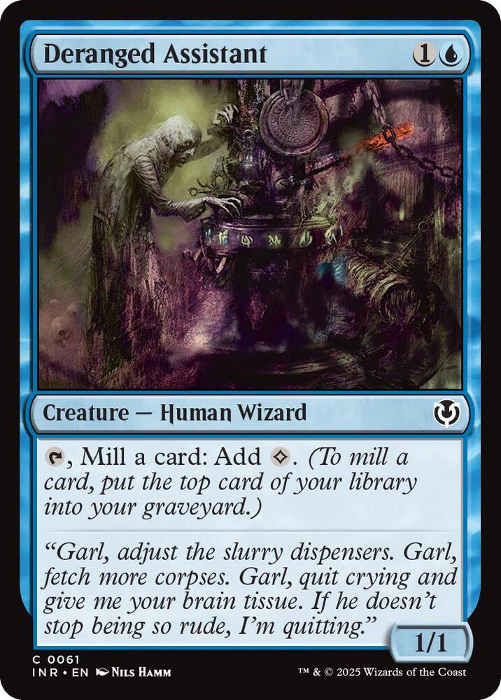 Deranged Assistant 61 card from Innistrad Remastered
