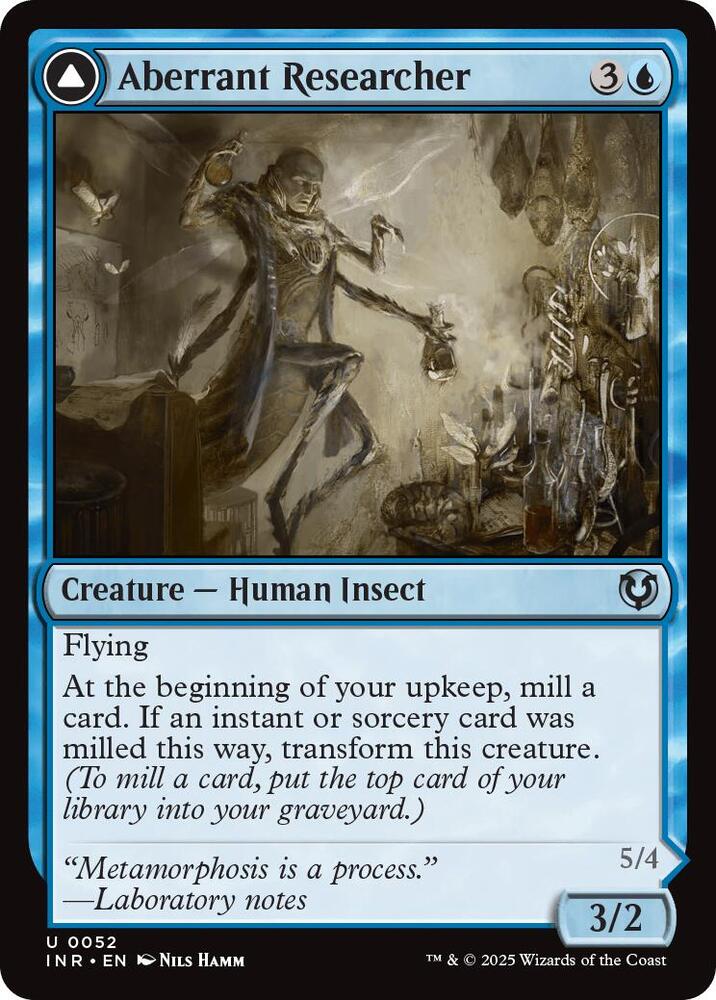 Aberrant Researcher 52 card from Innistrad Remastered