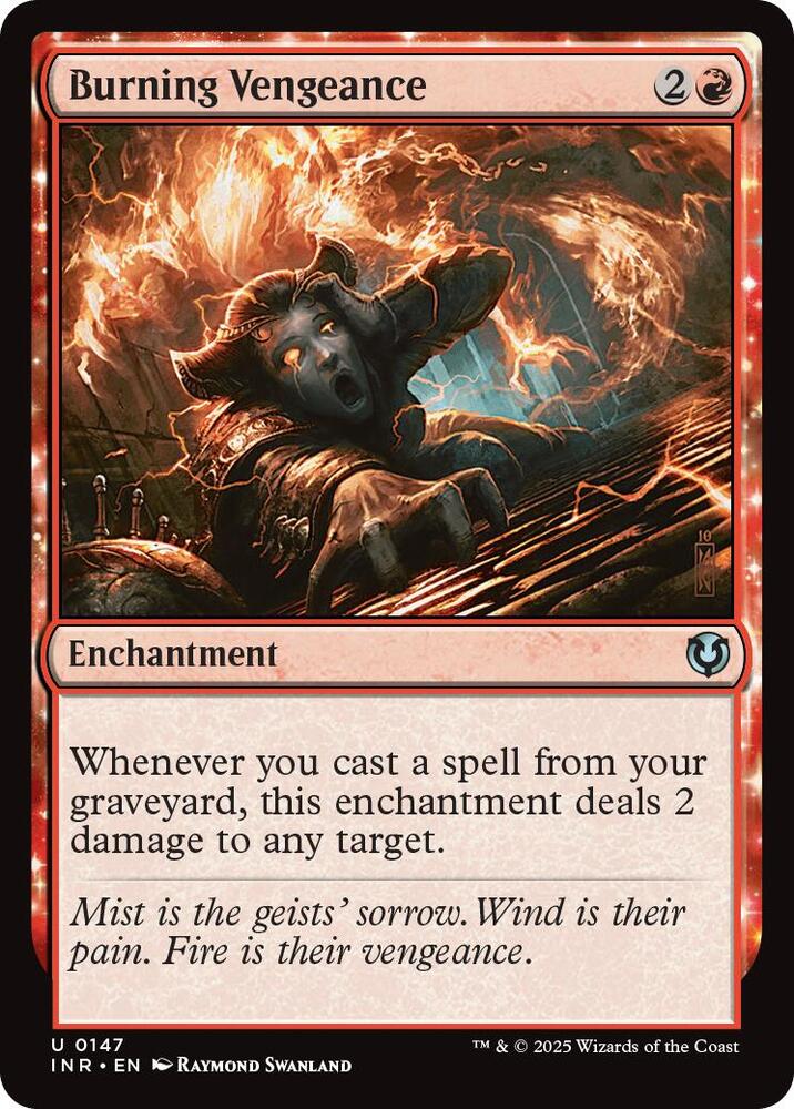 Burning Vengeance 147 card from Innistrad Remastered