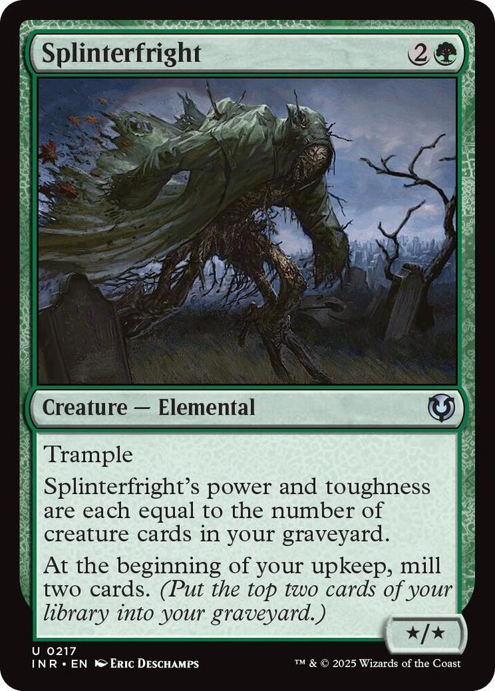 Splinterfright 217 card from Innistrad Remastered