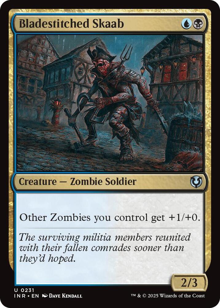 Bladestitched Skaab 231 card from Innistrad Remastered