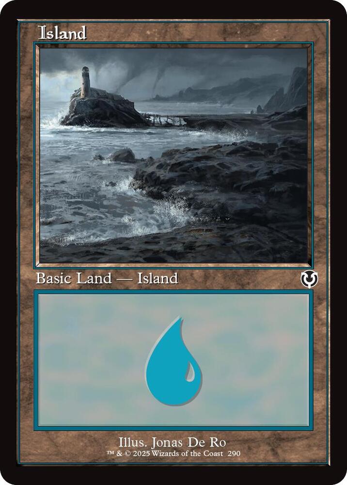 Island (Retro Frame) 290 card from Innistrad Remastered