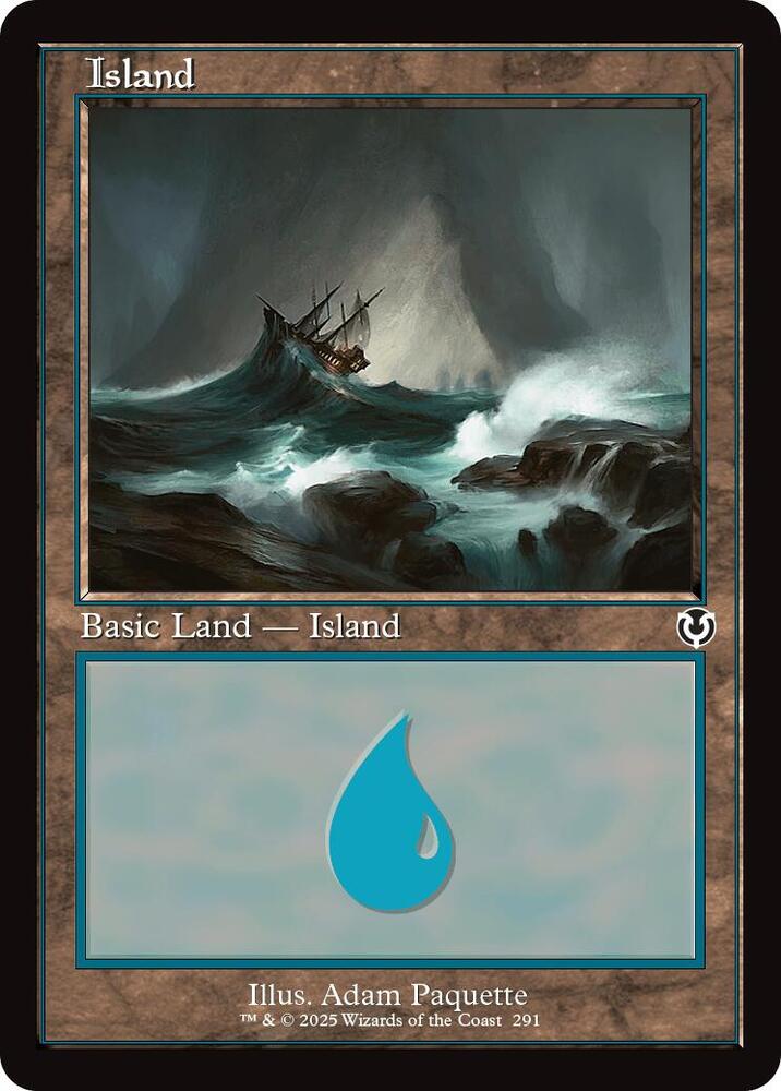 Island (Retro Frame) 291 card from Innistrad Remastered