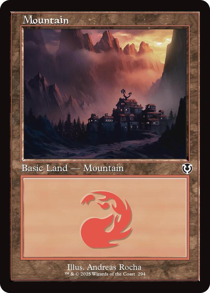 Mountain (Retro Frame) 294 card from Innistrad Remastered