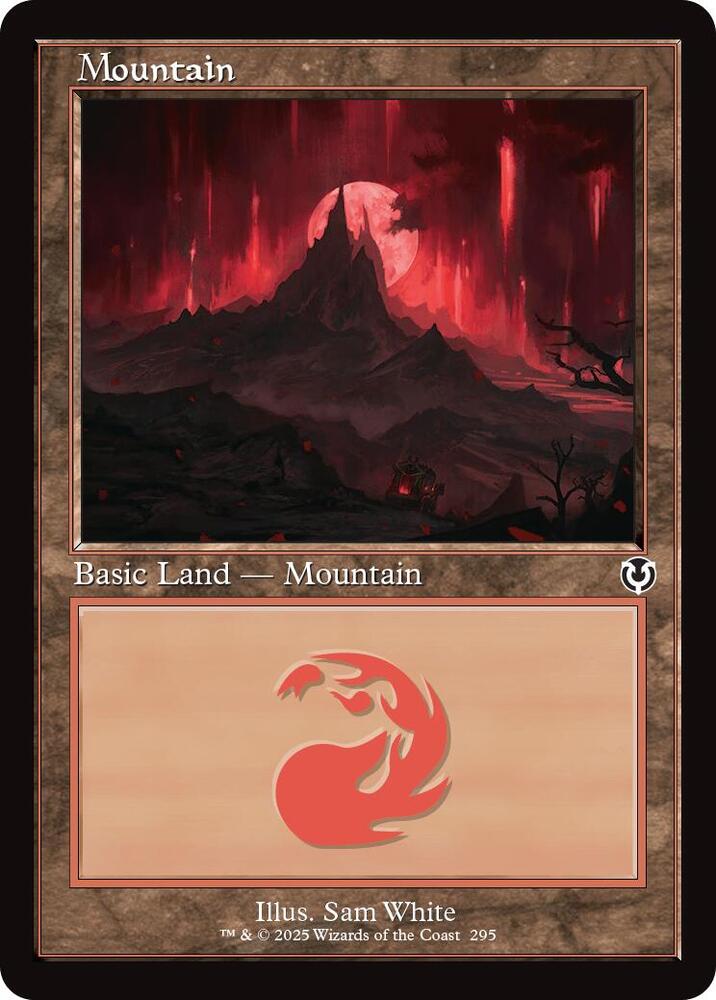 Mountain (Retro Frame) 295 card from Innistrad Remastered