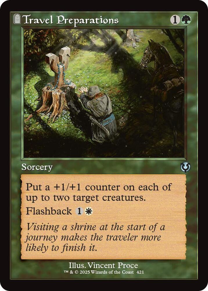Travel Preparations (Retro Frame) 421 card from Innistrad Remastered