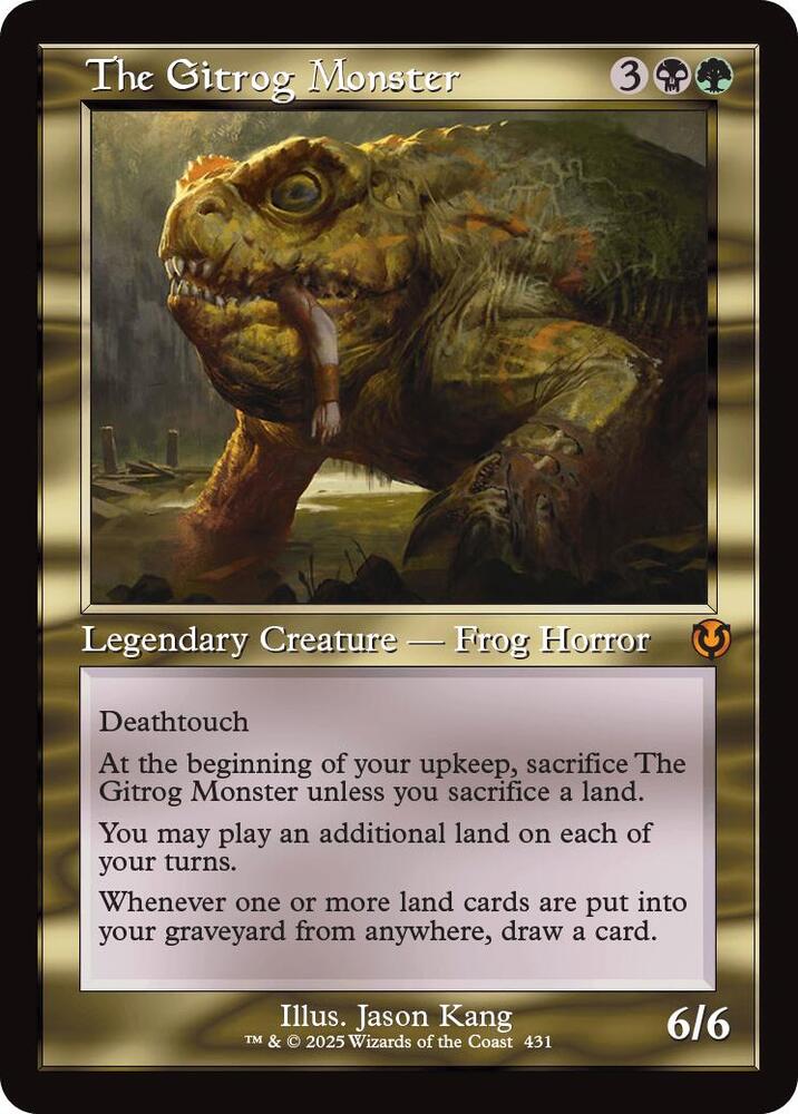 The Gitrog Monster (Retro Frame) 431 card from Innistrad Remastered