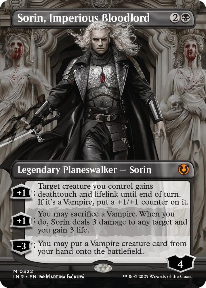 Sorin, Imperious Bloodlord (Borderless) 322 card from Innistrad Remastered