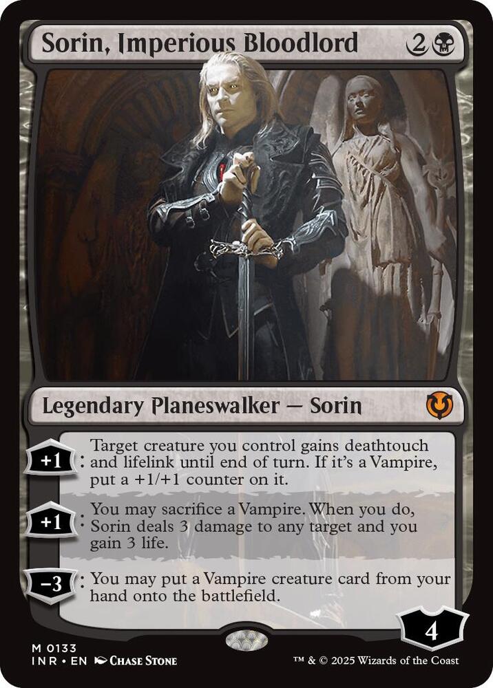 Sorin, Imperious Bloodlord 133 card from Innistrad Remastered