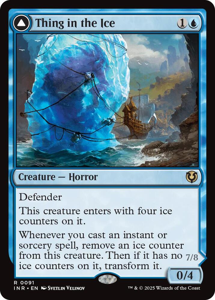 Thing in the Ice 91 card from Innistrad Remastered