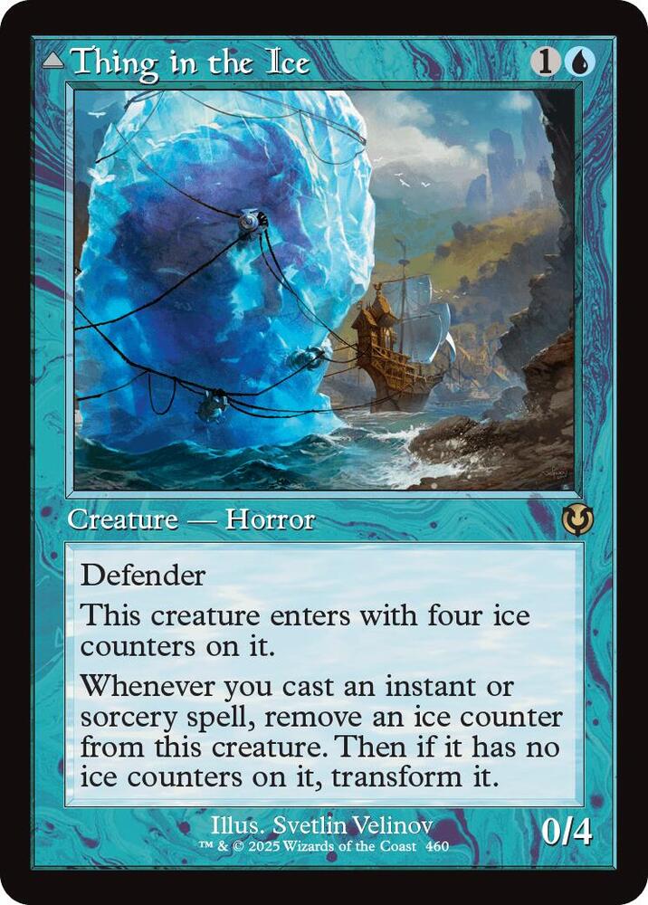 Thing in the Ice (Retro Frame) 460 card from Innistrad Remastered