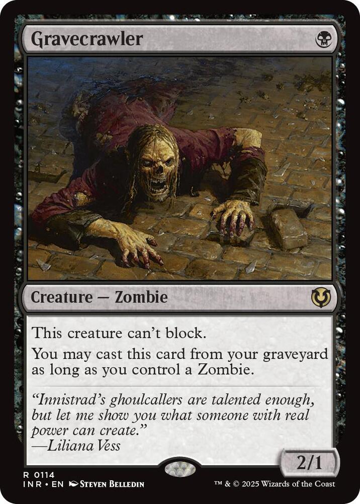 Gravecrawler 114 card from Innistrad Remastered