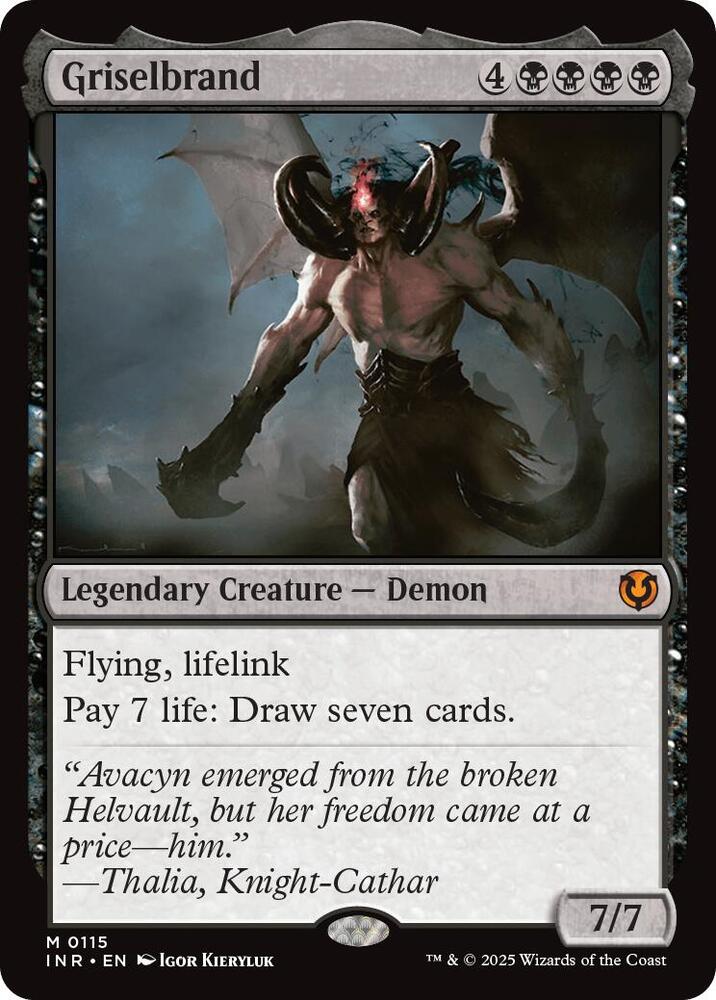 Griselbrand 115 card from Innistrad Remastered