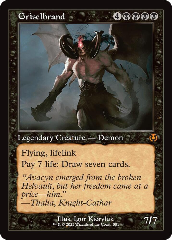Griselbrand (Retro Frame) 381 card from Innistrad Remastered