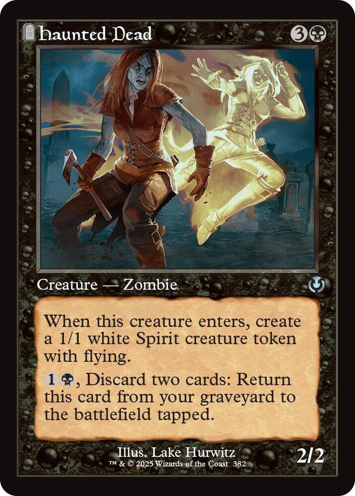 Haunted Dead (Retro Frame) 382 card from Innistrad Remastered