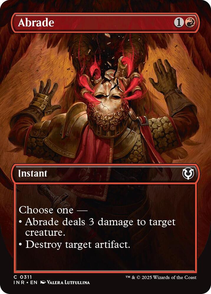 Abrade (Borderless) 311 card from Innistrad Remastered