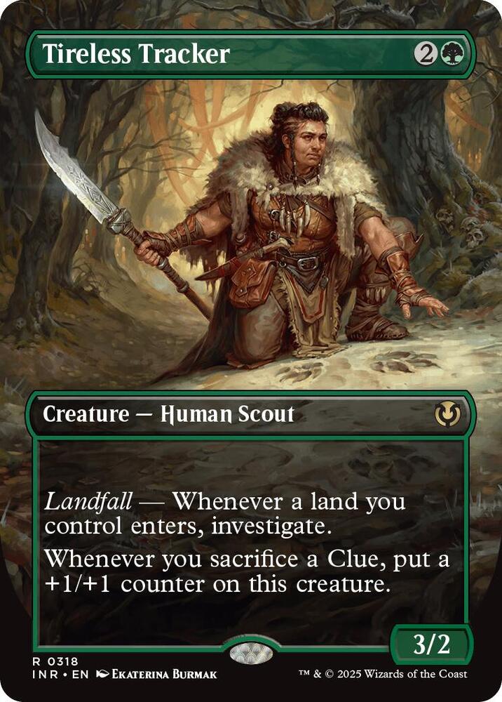 Tireless Tracker (Borderless) 318 card from Innistrad Remastered