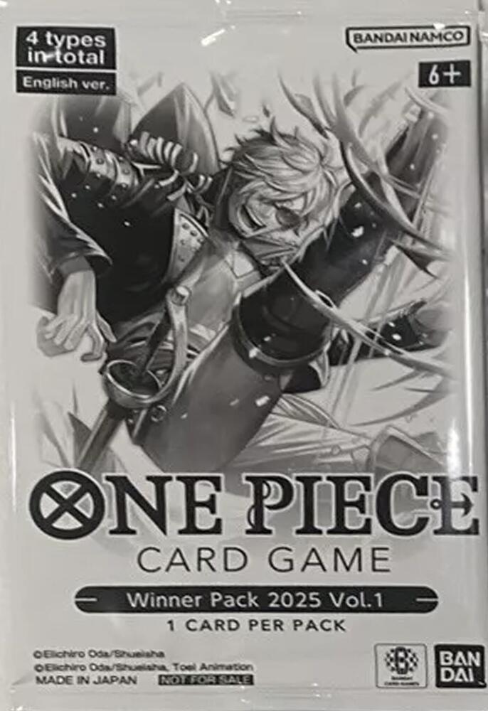 Winner Pack 2025 Vol. 1 card from One Piece Promotion Cards