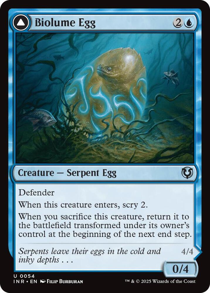 Biolume Egg 54 card from Innistrad Remastered