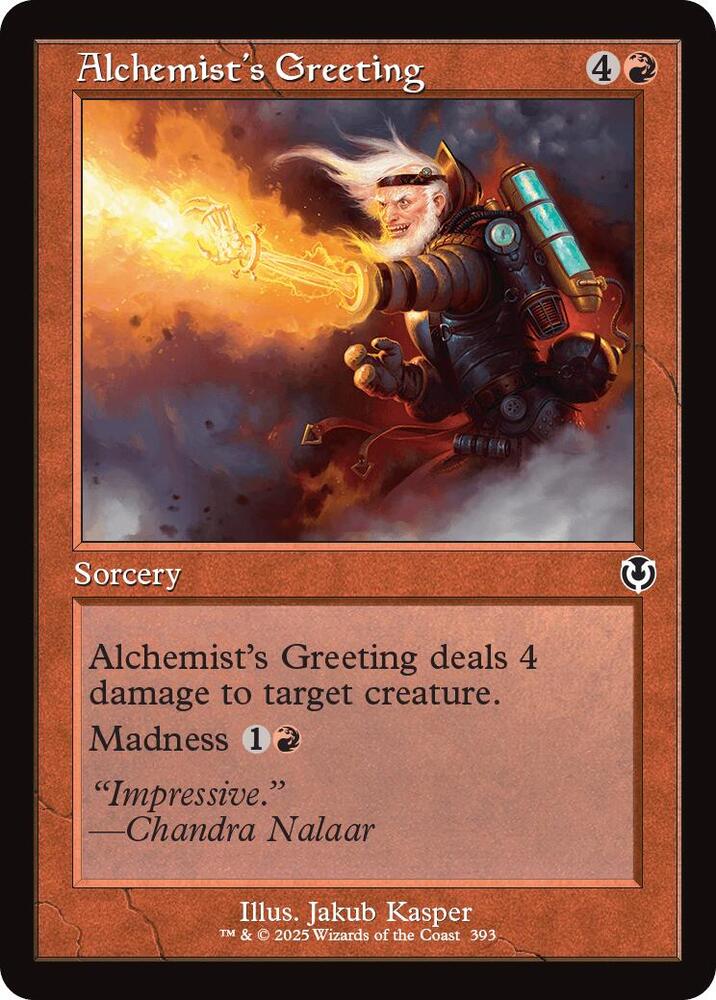 Alchemist's Greeting (Retro Frame) 393 card from Innistrad Remastered