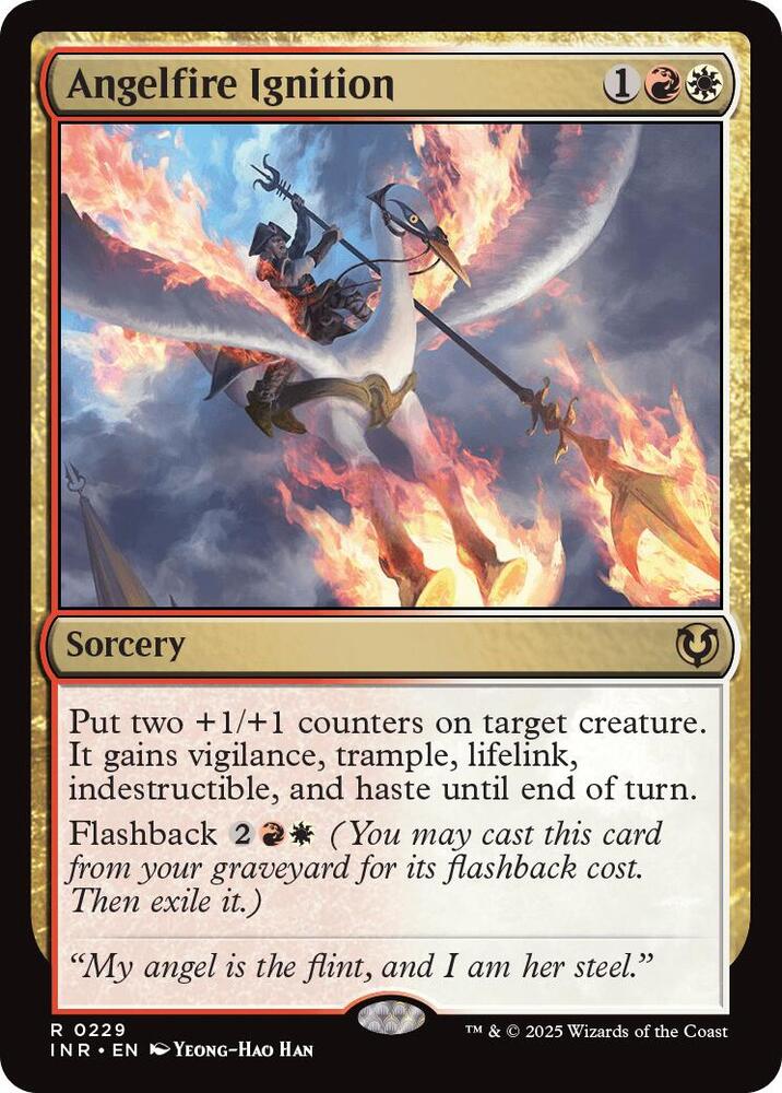 Angelfire Ignition 229 card from Innistrad Remastered