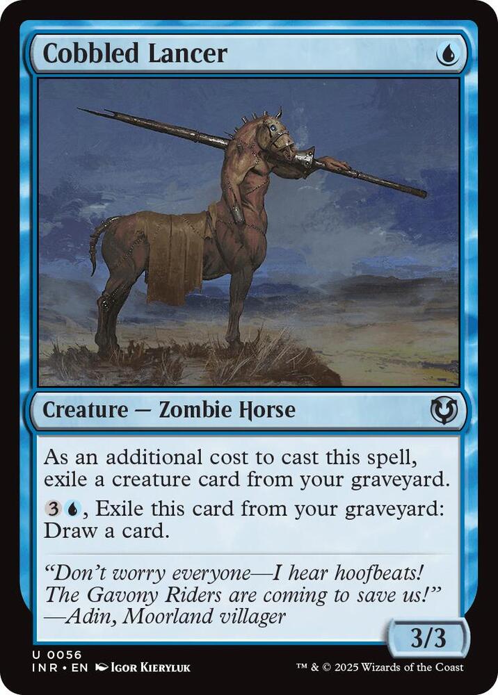 Cobbled Lancer 56 card from Innistrad Remastered
