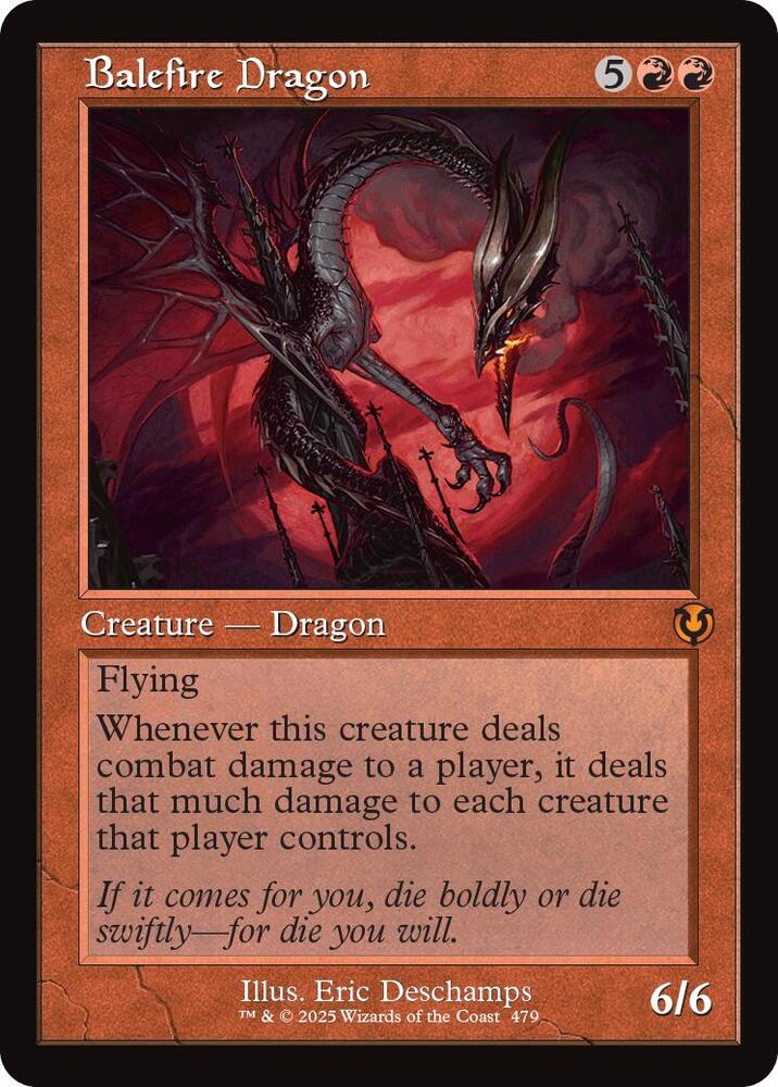 Balefire Dragon (Retro Frame) 479 card from Innistrad Remastered