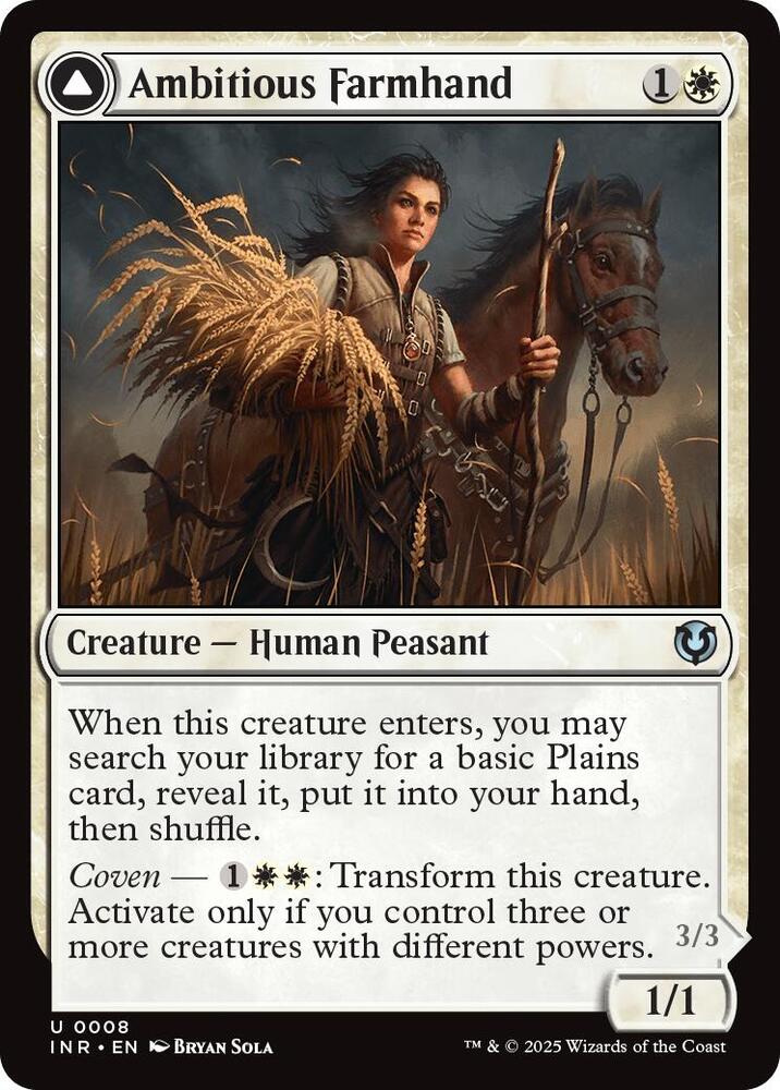 Ambitious Farmhand 8 card from Innistrad Remastered